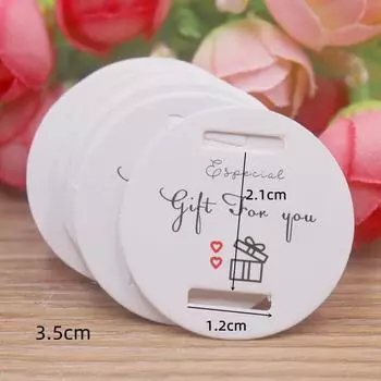 100 шт. подарочных бирок из крафт-бумаги коричневого/белого цвета с 20-метровой веревкой, бумажные бирки с благодарностью для свадебного торжества, детского душа, рождественской вечеринки, украшения 100tag20m string