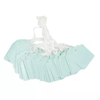 100 шт. подарочных бирок с веревкой, ценовая строка ценник этикетки упаковка маркировка