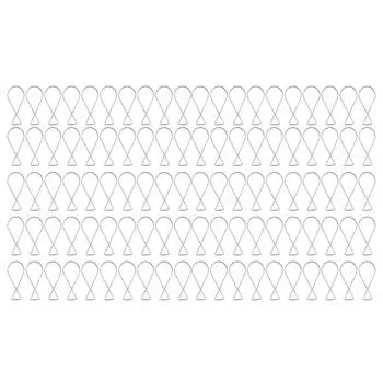 100 шт. подвесной крючок оцинкованная сталь автоматические отскакивающие зажимы потолочные декоративные пряжки