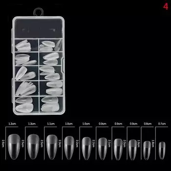 100 шт полное покрытие матовое и без следов накладные ногти искусственные ногти инструменты для дизайна ногтей 1.3*2.6cm