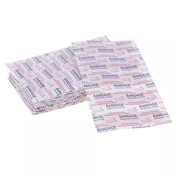 100 шт. полоски, водонепроницаемые бинты, клейкие бинты, аптечка первой помощи one size