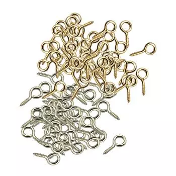 100 шт. посеребренные прочные металлические винтовые колышки для ювелирных изделий as described