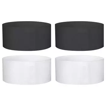 100 шт., повязка для волос для салона красоты, макияжа, нетканая мягкая повязка для ухода за кожей, нескользящая повязка для волос для мытья, эластичная повязка для волос для женщин и девочек белый