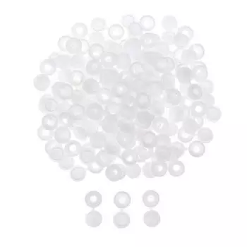 100 шт., практичный навесной пластиковый винт, складная защелка, защитный колпачок, кнопки, гайки, болты, защита мебели, фурнитура для внешнего декора