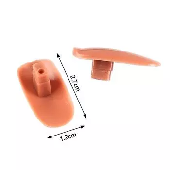 100 шт. Практика искусственных частей брони для рук протезы рук замена ногтя гибкий сустав механические аксессуары для пальцев белый