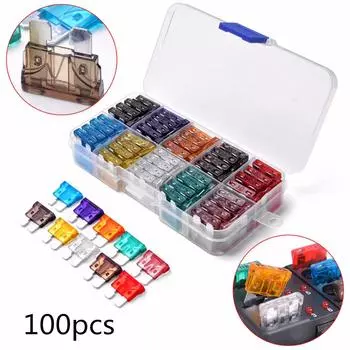 100 шт. предохранители для грузовиков, автомобильные аксессуары для Mitsubishi Outlander ASX RVR Pajero Lancer Opel astra h J g Mokka белый