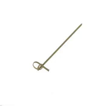 100 шт. Привлекательная и прочная бамбуковая вилка для фруктовых десертов, вилка для сэндвичей, палочка, шпажка