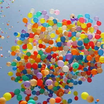 100 шт. привлекательные и прочные 10-дюймовые простые латексные шары, украшения для вечеринки и свадьбы mix color