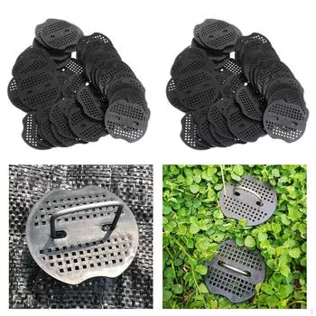 100 шт., прокладки для колышков для палаток, U-образные гвозди для ландшафтного дизайна