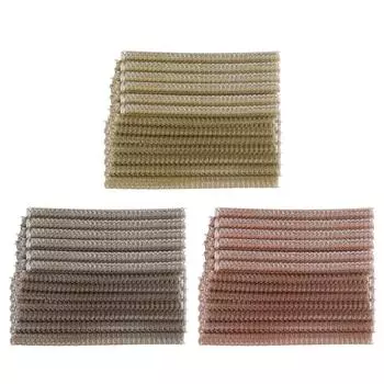 100 шт. Проволочный переплет с двойной петлей, емкость 100 листов, 3 шт.:1 комплект петель диаметром 12,7 мм с шагом 34 мм f Light Gold