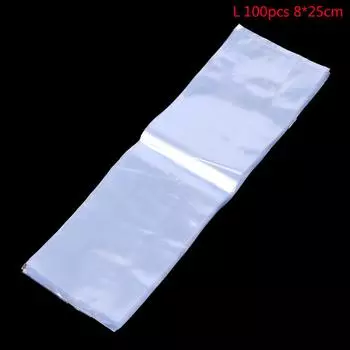 100 шт. прозрачная термоусадочная пленка, противопыльный защитный чехол для телевизора L прозрачный