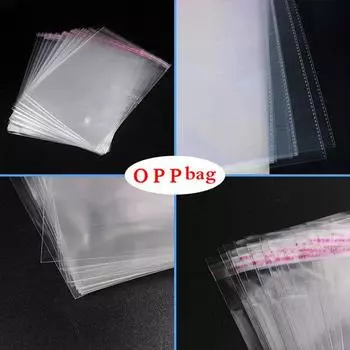 100 шт. прозрачные подарочные пакеты для Diy Candy Biscuit Cookie Packing Bags Self Adhesive Plastic Bag 6*9cm