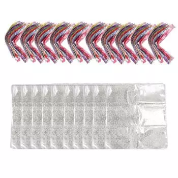 100 шт. прозрачных подарочных пакетов 60x75 см с милым белым узором в виде сердца, прозрачные подарочные пакеты с красивой лентой