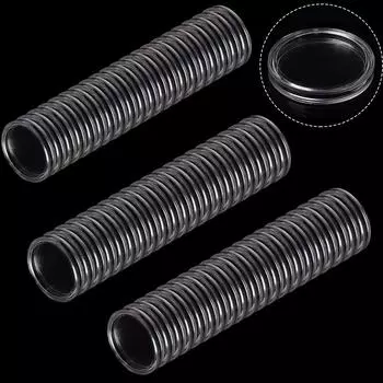 100 шт., прозрачный держатель для капсул для монет, витрина для хранения, внутренний диаметр 40 мм