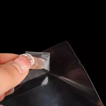 100 шт. прозрачный самоклеящийся пластиковый пакет для хранения Opp Pack Bag с отверстием для подвешивания для розничной упаковки 80X120MM