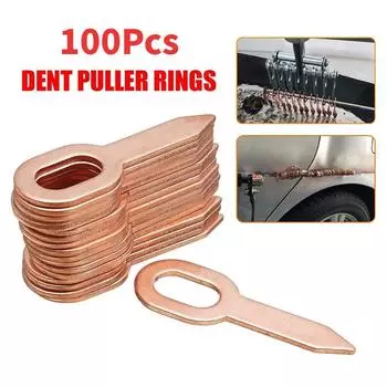 100 шт., прямая шайба для точечной сварки, панель, тянущая шайба, расходные материалы для аппарата точечной сварки 100Pcs