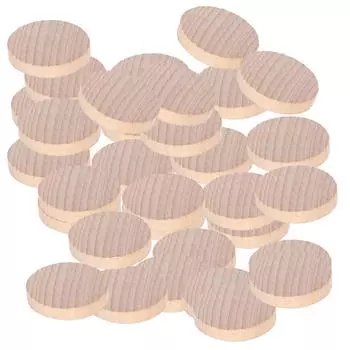 100 шт. пустые деревянные диски деревянные поделки DIY украшения производитель аксессуары ручной работы(3см ) 3cm / 1.2in