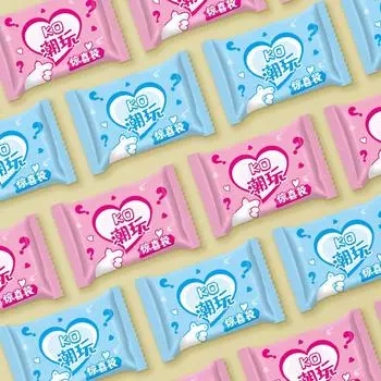 100 шт. пустые игрушки-сумки с изображением мультфильмов, миниатюрные животные, украшения своими руками, аксессуары, детские сюрпризы, самодельные игрушечные сумки S синий