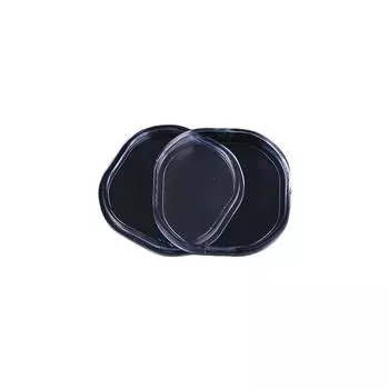 100 шт. Пылезащитный прозрачный контейнер для специй, устойчивый к царапинам, легкие витрины для коллекционирования