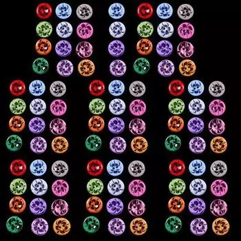 100 шт., разноцветные пуговицы из смолы с цветами, 2 отверстия, швейные, для скрапбукинга, изготовления карт, ремесло, 14 мм