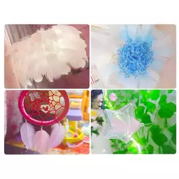 100 шт. разноцветных перьев для прозрачных воздушных шаров Bobo, наполненных на день рождения, свадьбу, украшение своими руками, цветочная композиция 4