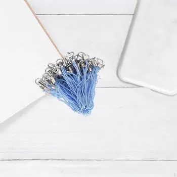 100 шт. ремешки для шнурков телефонные кольца принадлежности для рукоделия мобильный подвесной ремешок лариат синий