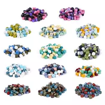 100 шт. Ретро сургучные штампы, восьмиугольные восковые бусины, материалы для скрапбукинга, конверты, приглашения на свадьбу, день рождения, декор, штампы 29