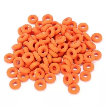 100 шт. резиновые эластичные щипцы для кастрации хвостов овец коров свиней кольца ветеринарный хирургический инструмент(красный)