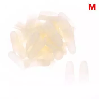 100 шт. резиновые нескользящие антистатические напальчники одноразовые латексные напальчники защитные перчатки инструмент для дизайна ногтей B