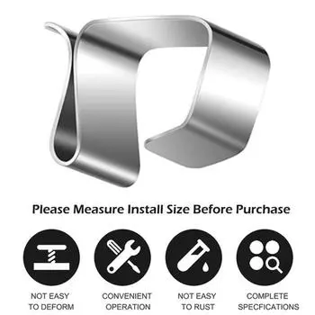 100 шт., рождественский сказочный светильник, зажим, сверхпрочный металлический устойчивый к атмосферным воздействиям, простой в установке, уличный сад, небольшой декоративный красочный держатель лампы, фиксатор 100pcs