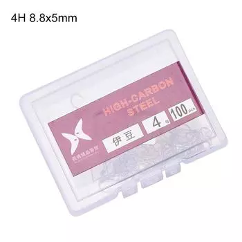 100 шт рыболовный крючок с зазубринами карповые рыболовные снасти аксессуары крючки 4H