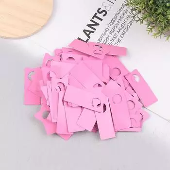 100 шт. садовая бирка для посадки с отверстием для дыни, фруктовые деревья, маркеры, портативная пластиковая водонепроницаемая подвесная этикетка для цветочного питомника чёрный