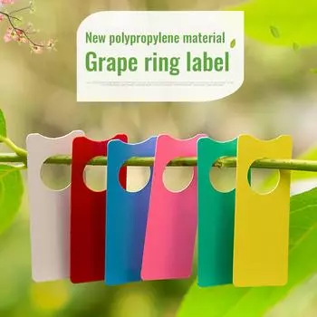 100 шт. садовые этикетки для посева, вывеска для растений, винограда, пластиковые бирки, карты зелёный