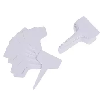 100 шт. садовые этикетки, классификация садовых растений, сортировочный знак, бирка, белый цвет белый