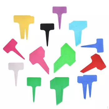 100 шт. садовые бирки с названием растения, прочные, водонепроницаемые, производители этикеток для садоводства Random Color