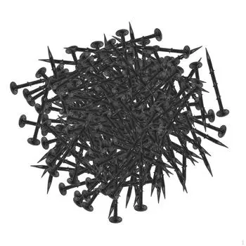 100 шт. садовых колышков, ландшафтный колышек, палаточный колышек, скоба для дерна для тканевого барьера от сорняков