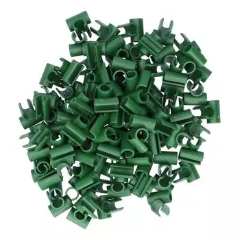 100 шт. садовый фиксированный поперечный зажим пластиковый завод пряжка зажим для сельского хозяйства сад
