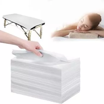 100 шт. салонные массажные простыни, покрывало, белые спа-простыни, одноразовые простыни, нетканые ткани 80*180CM