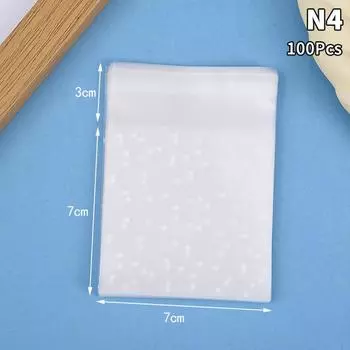 100 шт., самодельные прозрачные целлофановые подарочные пакеты для печенья, рождественские пакеты, замороженные мешочки для конфет на день рождения