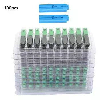 100 шт. SC/Оптоволоконный встроенный быстроразъемный адаптер для FTTH