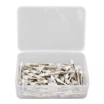 100 шт., щетки для полировки полости рта, одноразовые наборы головок щетки для полировки полости рта из нержавеющей стали