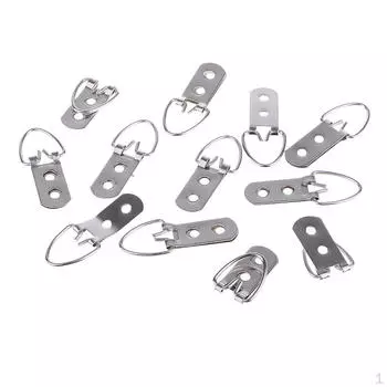 100 шт., серебряное большое кольцо с двойным отверстием, подвесные вешалки для фотографий 1. 0,55 дюйма