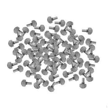 100 шт. серебряные медные коронки для часов с отверстием 0,9 мм, сменные аксессуары