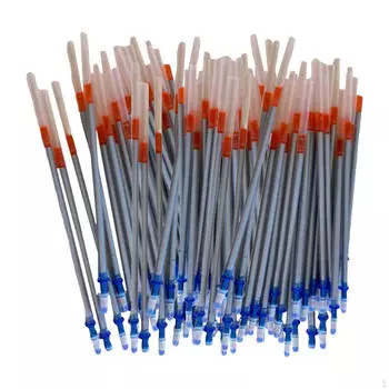 100 шт., серебряный кожаный стержень для маркировочной ручки для резки ткани, аксессуары для кожевенного ремесла