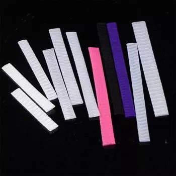 100 шт. сетчатые гибкие защитные чехлы, чехлы, белые косметические кисти для макияжа, удобные инструменты