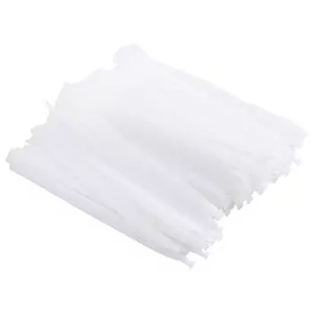 100 шт. сетчатые мешки для раковины, полиэтиленовые одноразовые эластичные фильтры для раковины, мешки для мусора, противозасоряющиеся