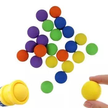 100 шт. шарики-наполнители для игр, шарики из мягкой пены, шарики из пенопласта EVA, наполнители для мячей для занятий спортом на открытом воздухе, игрушка для мячей Random Color