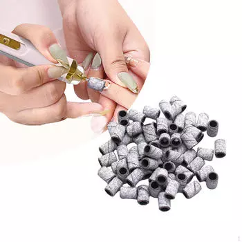 100 шт. шлифовальных полосок для ногтей, полировка ногтей, удаление гель-лака, песчаный круг Style C