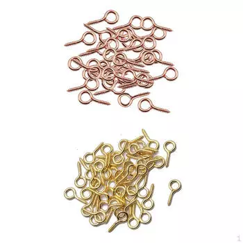 100 шт., шпильки для глаз, люверсы, сумки для ювелирных изделий, фурнитура для изготовления фурнитуры