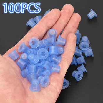 100 шт. силиконовые чашки с чернилами для татуировки профессиональный держатель для S